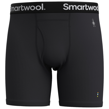 Чоловічі функціональні боксерки Smartwool M Everyday Merino Boxer Brief Boxed чорний BLACK