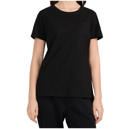 Жіноча футболка 4F Tshirt F3308 чорний Deep Black