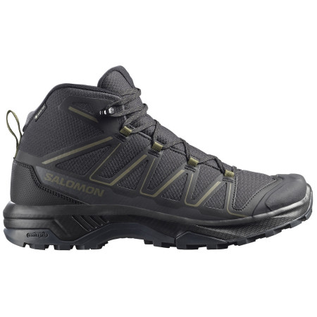 Чоловічі трекінгові черевики Salomon Exraise Mid Gtx чорний/зелений Black / Black / Olive Night
