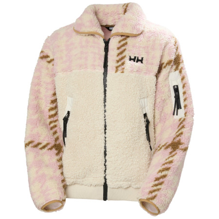 Жіноча флісова куртка Helly Hansen W Moonlit Pile Jacket рожевий/білий 079 Pink Shake Broxburn Plaid