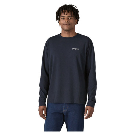 Чоловіча футболка Patagonia P-6 Logo Responsibili Tee LS
