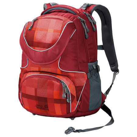 Дитячий рюкзак Jack Wolfskin Ramson 26 Pack червоний IndianRedWovenCheck
