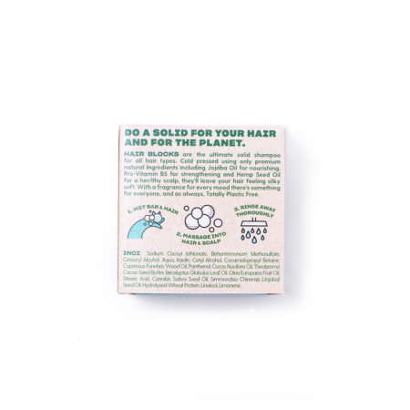 Шампунь Shower Blocks Solid Shampoo - Cedarwood & Eucalyptus