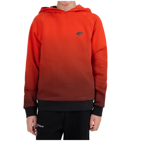 Дитяча толстовка 4F Sweatshirt M2687 Multicolour 4 Allover червоний/чорний Multicolour 4 Allover
