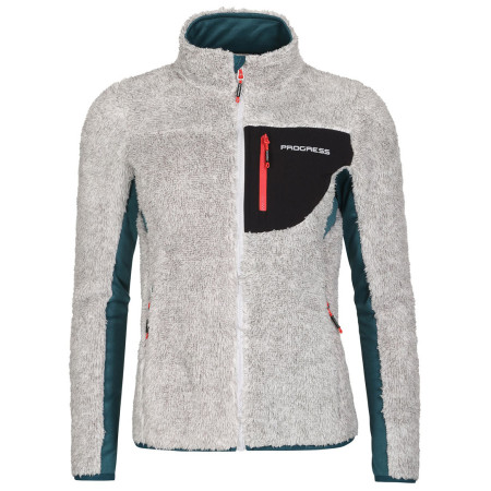 Жіноча функціональна толстовка Progress Alva сірий šedý melír/petrol