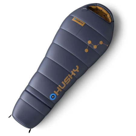 Дитячий спальний мішок Husky Kids Magic синій/зелений Blue/Mustard