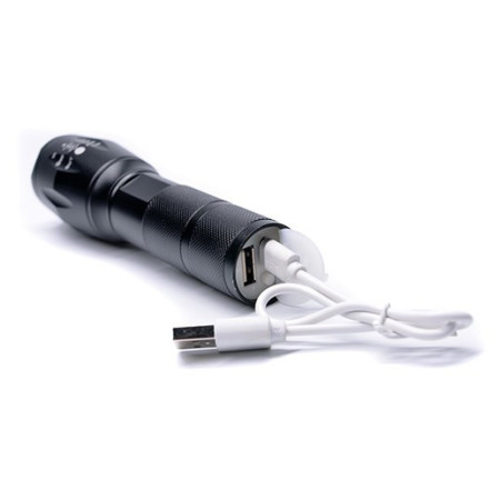 Акумуляторний ліхтарик Solight LED Rechargeable Torch