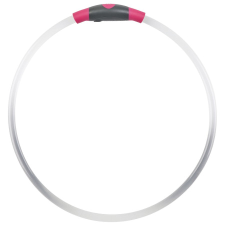 Світловий нашийник для собаки Nite Ize NiteHowl® Rechargeable LED Safety Necklace рожевий Tie Dye Pink