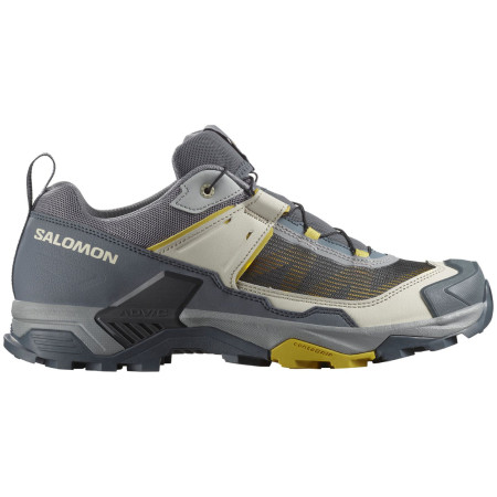 Чоловічі туристичні черевики Salomon X Ultra 5 сірий Monument / Turbulence / Spicy Mustard
