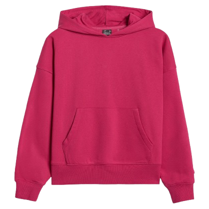 Жіноча толстовка 4F Sweatshirt F1887 червоний DARK PINK