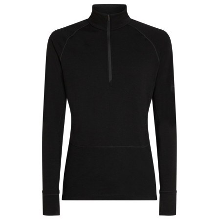 Чоловіча функціональна футболка Icebreaker Men Mer 200 ZoneKnit LS Half Zip чорний Black