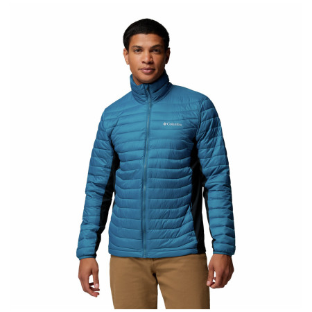 Чоловіча куртка Columbia Powder Pass™ Hybrid Jacket синій Phoenix Blue, Black