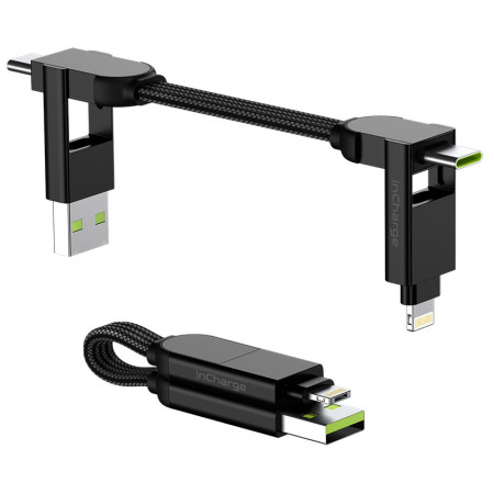 Кабель для зарядки і передачі даних Rolling Square inCharge X 6v1 чорний