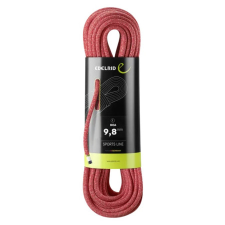 Мотузка Edelrid Boa 9,8mm 60m червоний red (200)