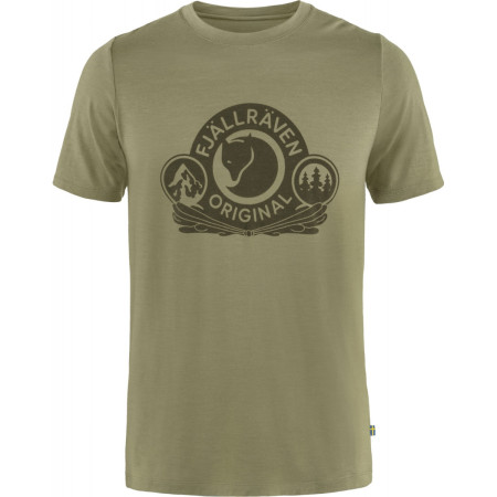 Чоловіча функціональна футболка Fjällräven Abisko Wool Classic SS M зелений