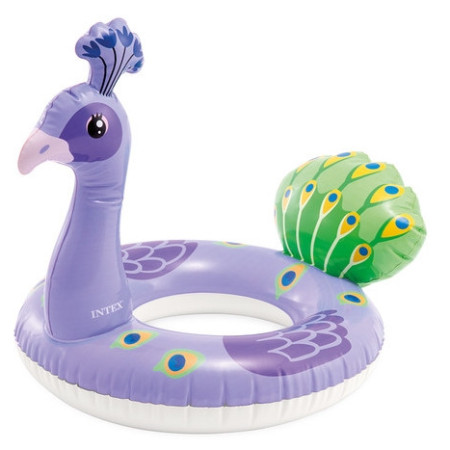 Надувний круг Intex Big Animal Rings фіолетовий