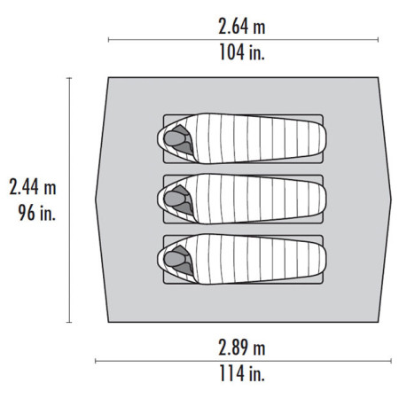 Тент MSR Thru-Hiker 70 Wing V2