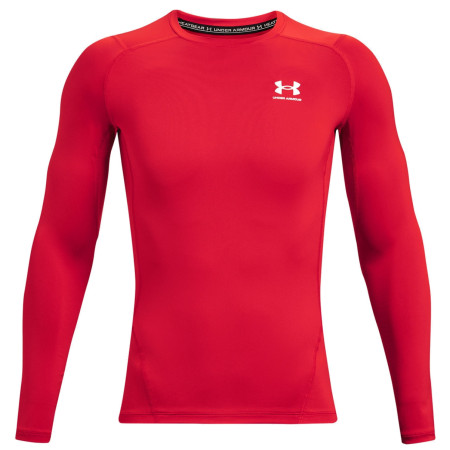 Чоловіча функціональна футболка Under Armour HG Armour Comp LS червоний RED
