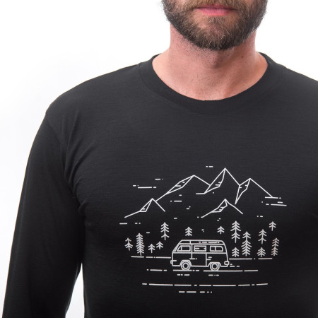 Чоловіча функціональна футболка Sensor Merino Active Pt Van Life dl.rukáv