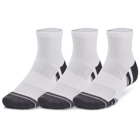 Набір шкарпеток Under Armour Performance Tech 3pk Qtr білий White / White / Jet Gray