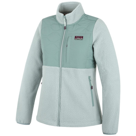 Жіноча толстовка MOOA Sherpa світло-зелений pale teal