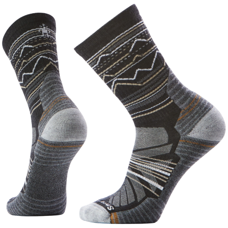 Шкарпетки Smartwool Hike Light Cushion Mountain Range Crew чорний/сірий CHARCOAL/LIGHT GRAY