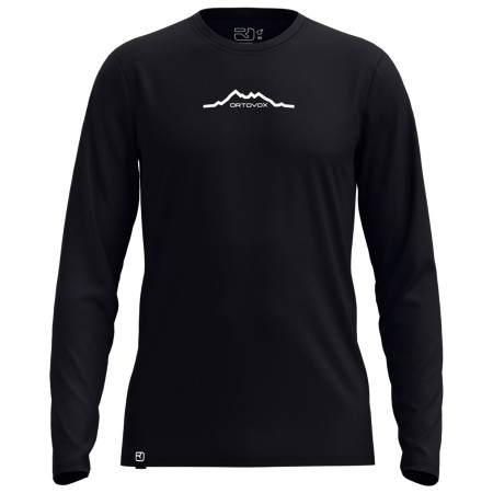 Чоловіча футболка Ortovox 150 Cool Mountain Long sleeve чорний Black Raven