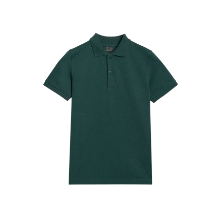 Дитяча футболка 4F Polo Shirt M614 Dark Green темно-зелений DARK GREEN