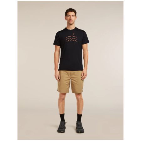 Чоловіча функціональна футболка Icebreaker Merino Blend 125 Cool-Lite™ Sphere SS Tee Across the Peaks