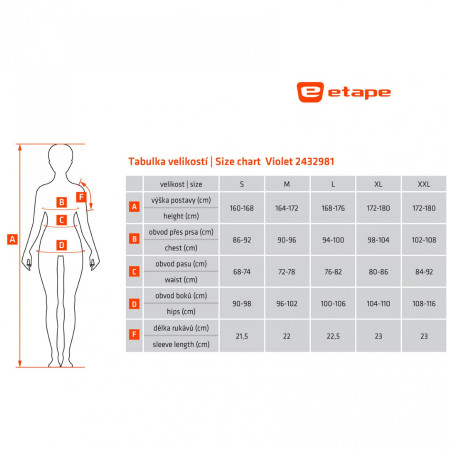 Жіноча велофутболка Etape Violet