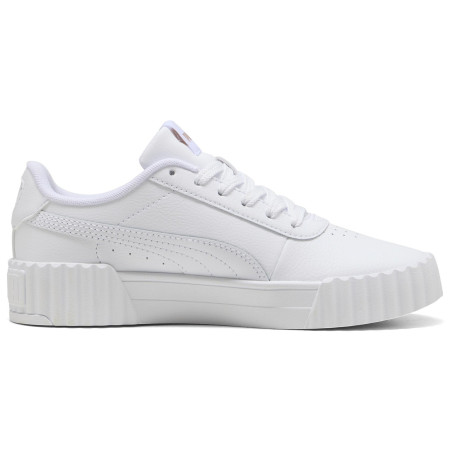 Дитячі черевики Puma Carina 3.0 Jr White-Gold білий PUMA White-PUMA Gold