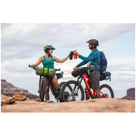 Пляшка з нержавіючої сталі Klean Kanteen Wide w/Wide Loop Cap - brushed stainless 800 ml