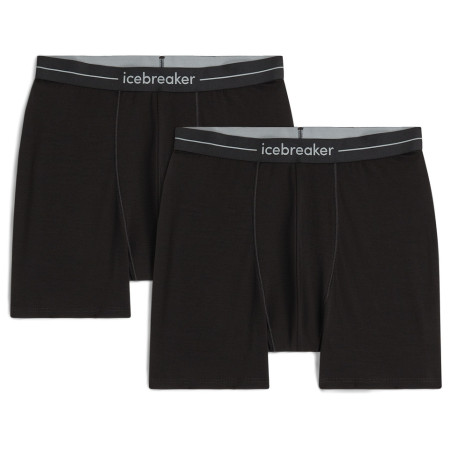 Чоловічі боксери Icebreaker Men Merino 150 Anatomica Boxers 2 Pack чорний Black