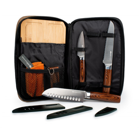 Набір ножів GSI Outdoors Rakau Knife Set сірий Gray