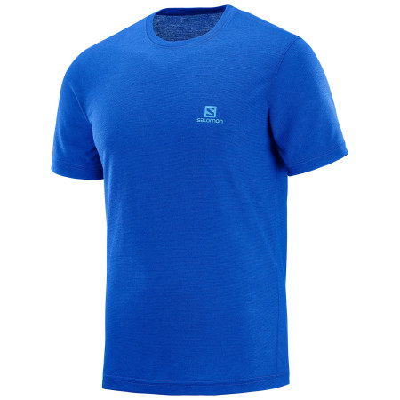 Pánské triko Salomon Explore SS Tee M modrá Nautical Blue