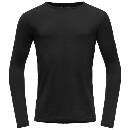 Чоловіча функціональна футболка Devold Breeze Plus Merino 200 Shirt Man чорний BLACK