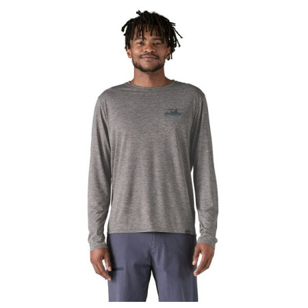 Чоловіча футболка Patagonia M's L/S Cap Cool Daily Graphic Shirt
