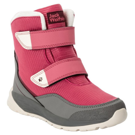 Дитячі зимові черевики Jack Wolfskin Polar Bear Texapore High Vc K рожевий soft pink