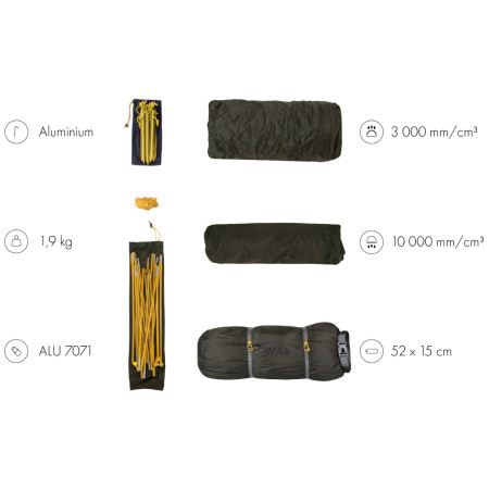 Надлегкий намет Warg Midi 2