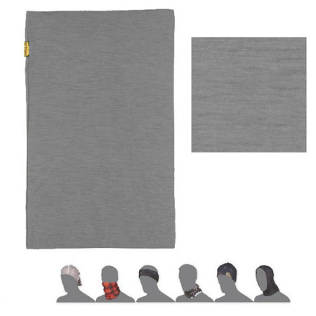 Šátek Sensor Tube Merino Wool šedá šedá