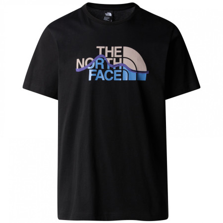 Чоловіча футболка The North Face M S/S Mountain Line Tee чорний