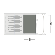 Килимок до намету Outwell Cozy Carpet Monterey 4 Air