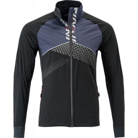 Чоловіча софтшелова куртка Silvini NATISONE MJ1500 чорний black-charcoal 