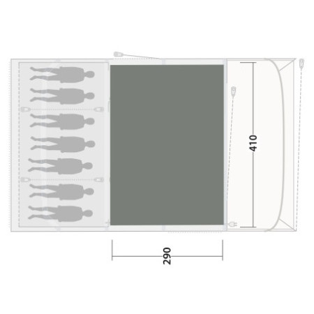 Килимок до намету Outwell Cozy Carpet Charleston 7 Air TC