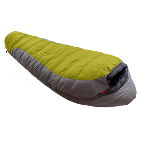 Пуховий спальник Warmpeace Viking 1200 195 cm (2020) зелений/сірий Grey/Black/Hay/Steel