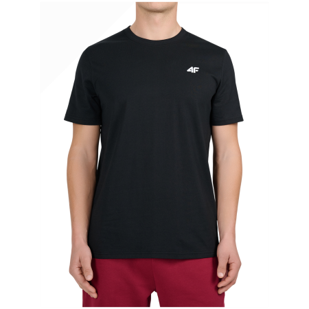 Чоловіча футболка 4F Tshirt M3341 чорний Deep Black