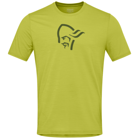 Чоловіча футболка Norrona femund equaliser merino T-shirt золотий Golden Lime