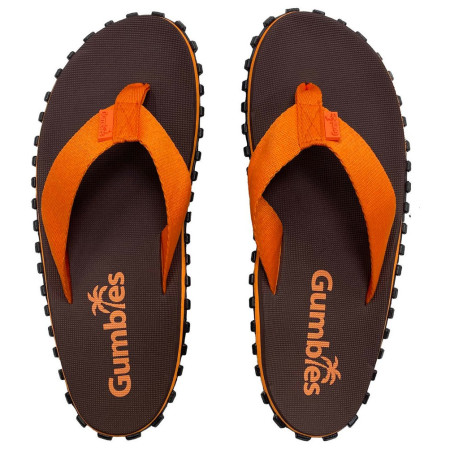 Жіночі шльопанці Gumbies Duckbill Brown & Orange помаранчевий