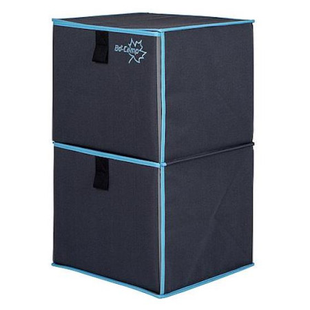 Skříňka Bo-Camp Folding Cupboard 2 šedá/modrá Anthracite