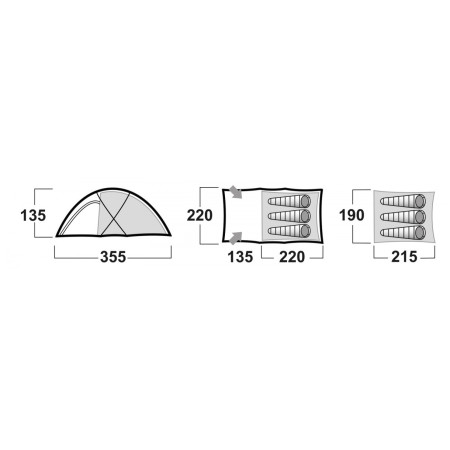 Намет Husky Felen 3-4